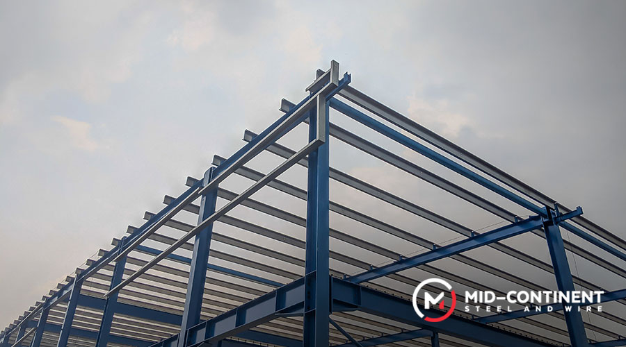 steel beams for construction