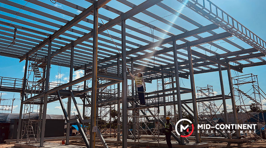 designing structures using I-beams