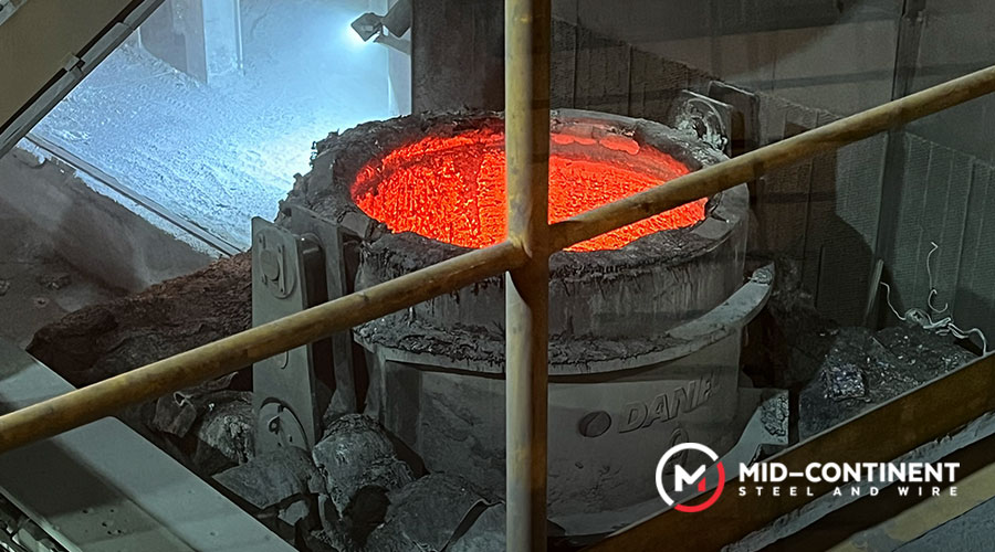 We manufacture products from scrap steel 