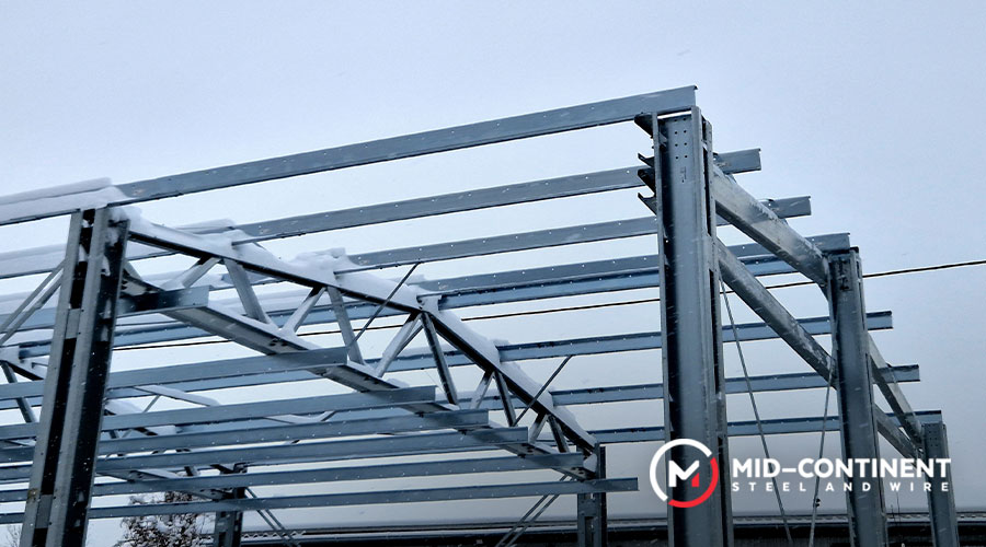 steel columns for construction projects