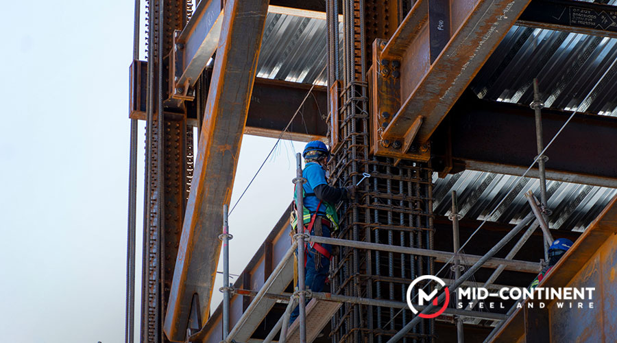 steel beams add strength to buildings