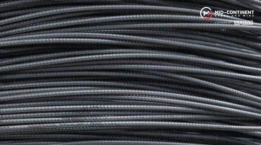 Standard rebar size for construction projects.